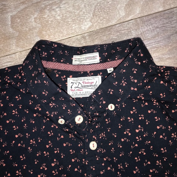 7 Diamonds Button Up Shirt - Picture 2 of 3